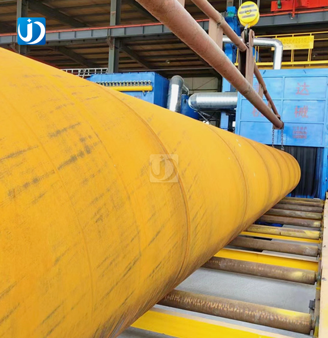 shot blasting pipe